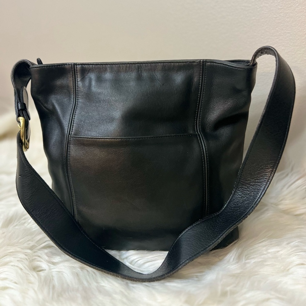 Vintage COACH ERICKSON
SOHO Black Leather Shoulder
Bag 4169 - Picture 5 of 14